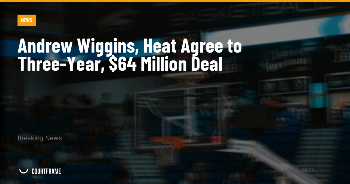 Andrew Wiggins, Heat Agree to Three-Year, $64 Million Deal