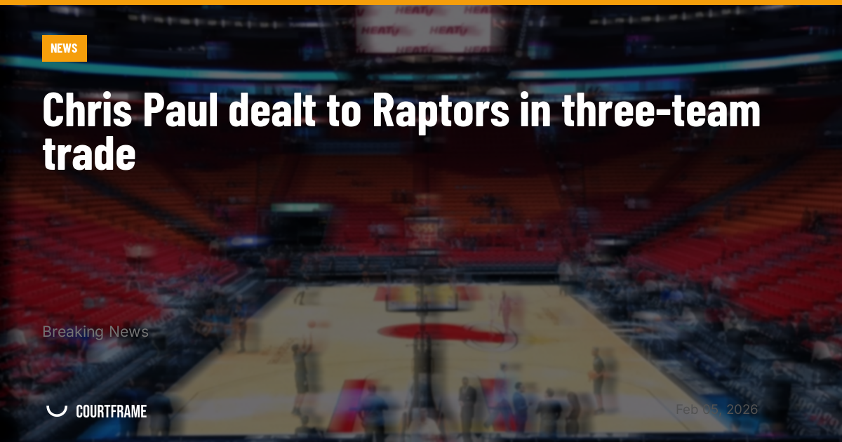 Chris Paul dealt to Raptors in three-team trade