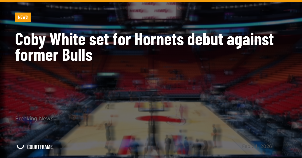 Coby White set for Hornets debut against former Bulls
