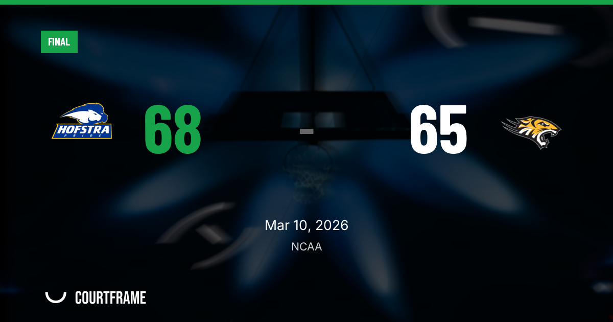 Hofstra survives Towson 68-65 as late execution seals another tight win