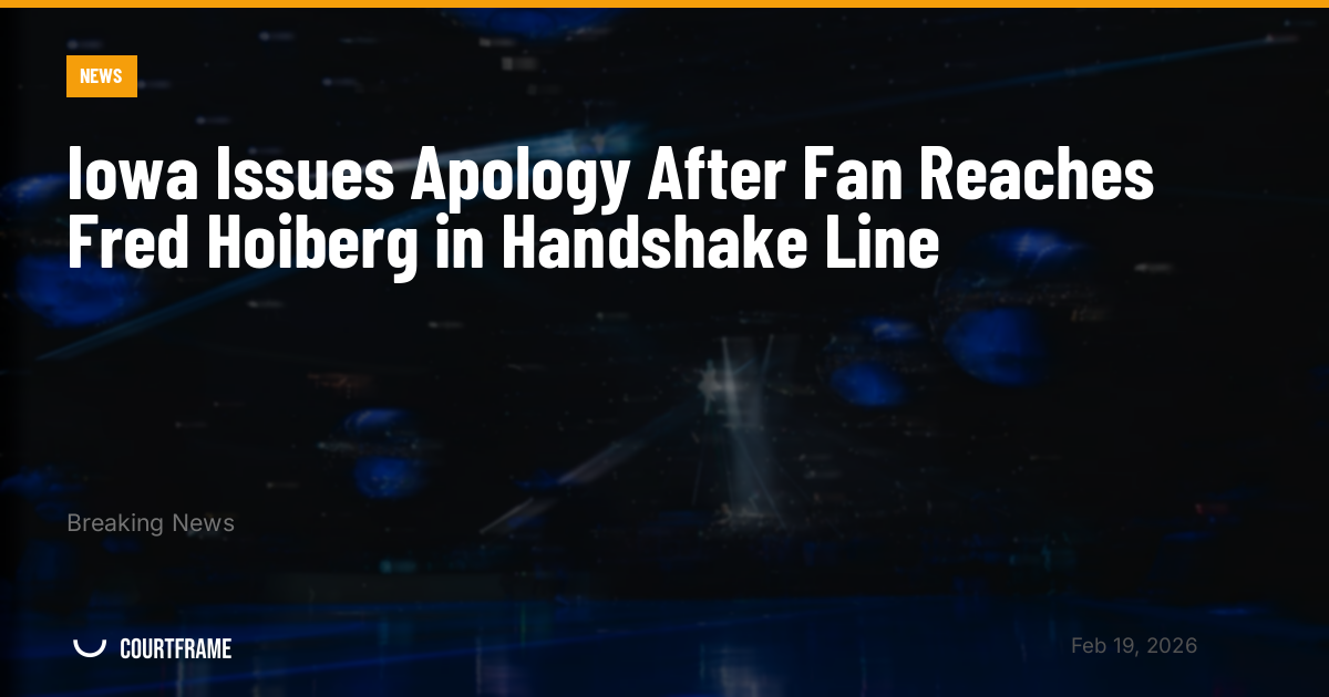 Iowa Issues Apology After Fan Reaches Fred Hoiberg in Handshake Line