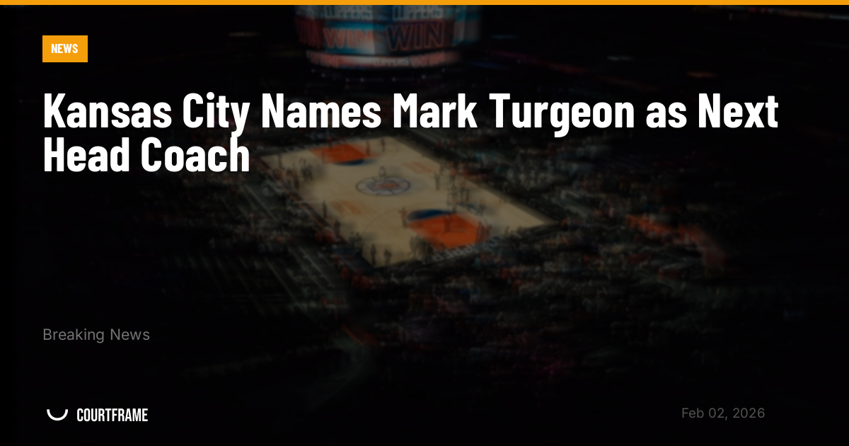 Kansas City Names Mark Turgeon as Next Head Coach