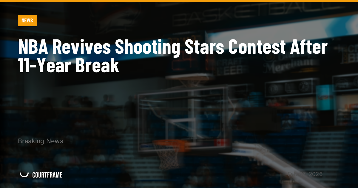 NBA Revives Shooting Stars Contest After 11-Year Break
