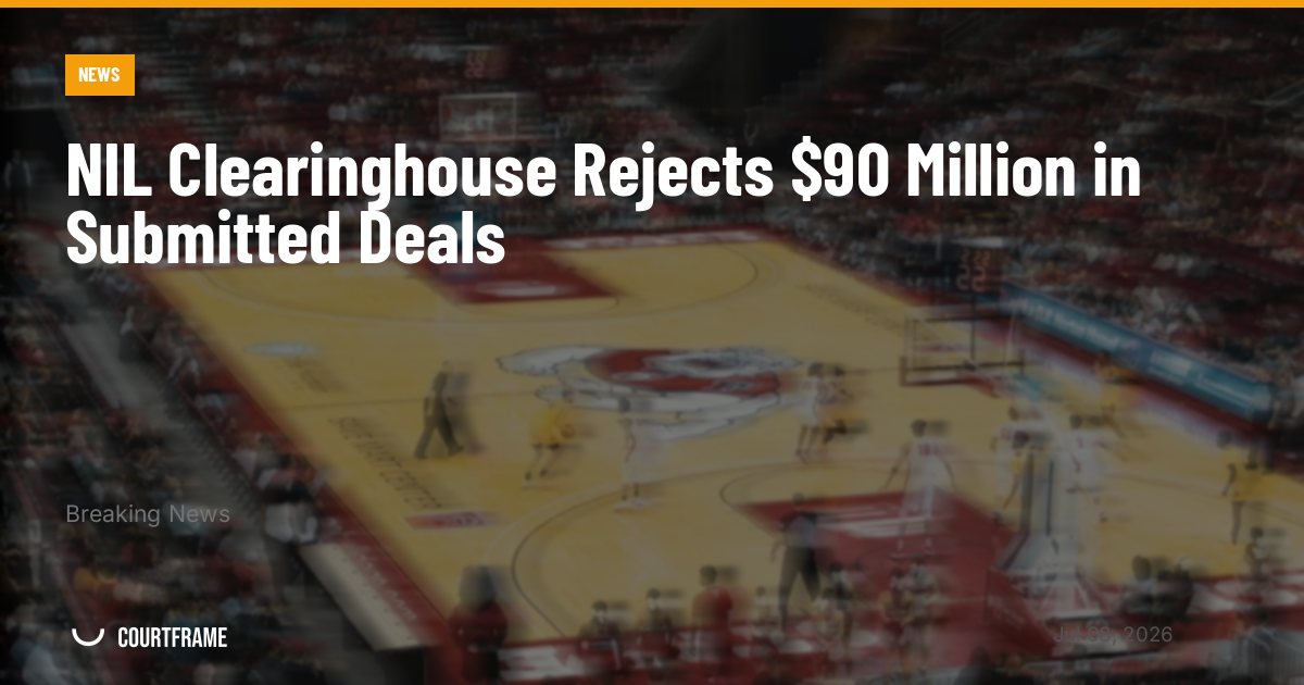 NIL Clearinghouse Rejects $90 Million in Submitted Deals