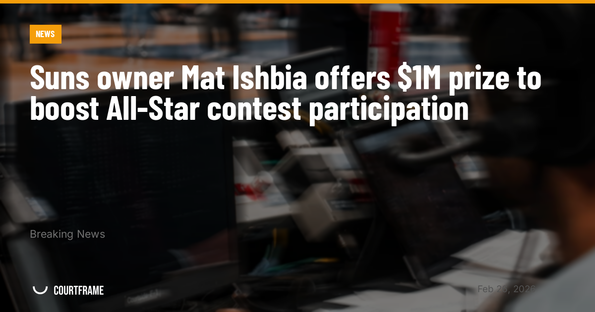 Suns owner Mat Ishbia offers $1M prize to boost All-Star contest participation