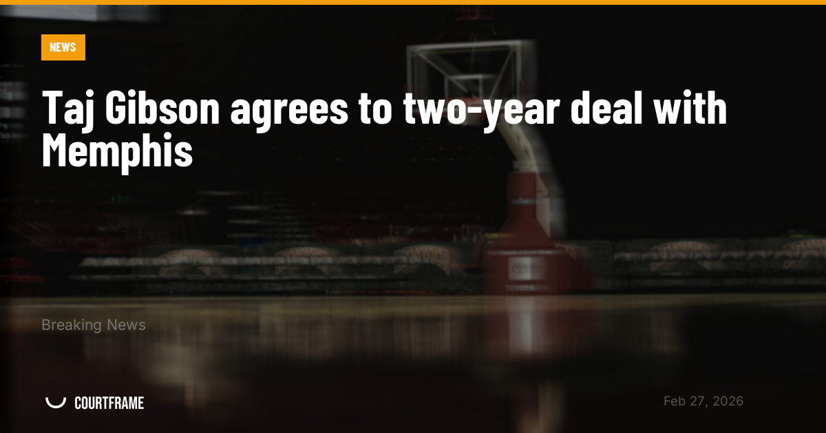 Taj Gibson agrees to two-year deal with Memphis
