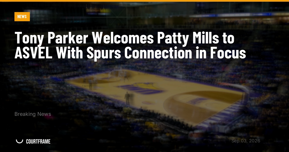 Tony Parker Welcomes Patty Mills to ASVEL With Spurs Connection in Focus