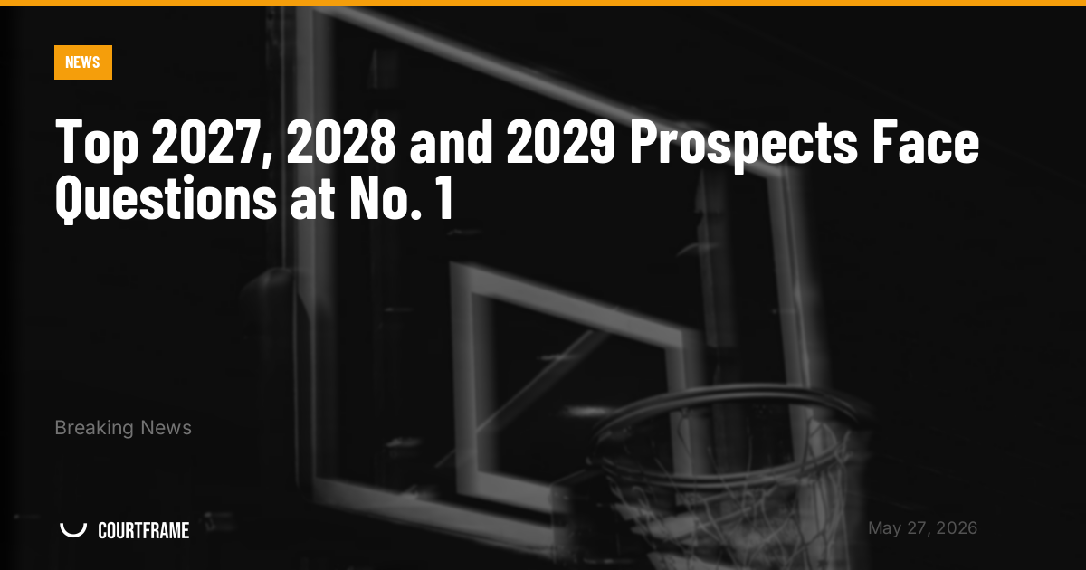 Top 2027, 2028 and 2029 Prospects Face Questions at No. 1